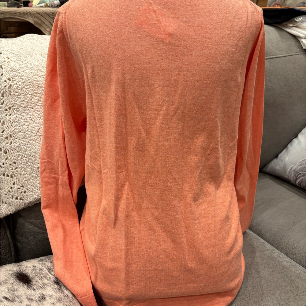 Lightweight Coral j.Crew Crewneck Sweater - Picture 3 of 6